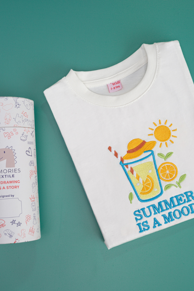 Limonata Nakış İşleme Özel Tasarım T-shirt