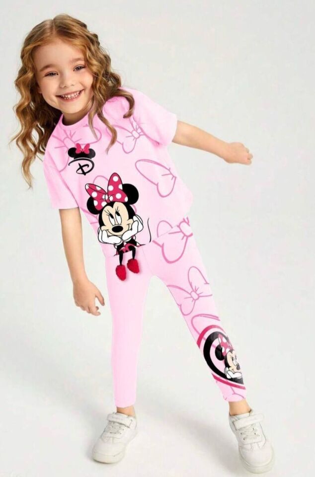 Minnie Mouse 3D Alt Üst Takım