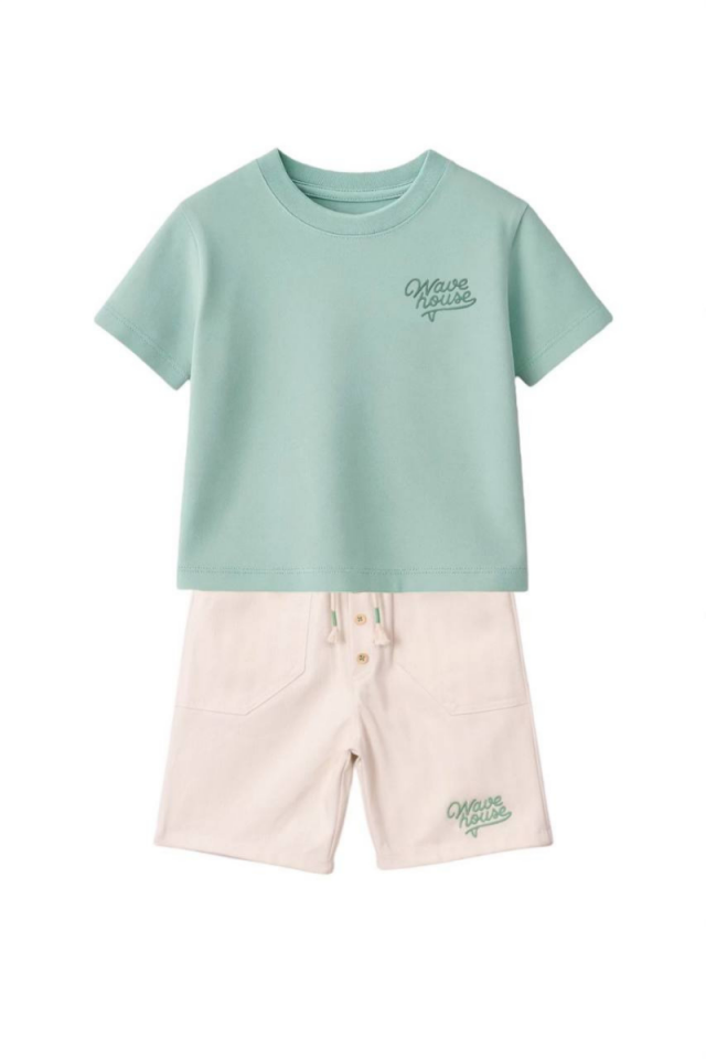 Yeşil-Beyaz Alt Üst Takım