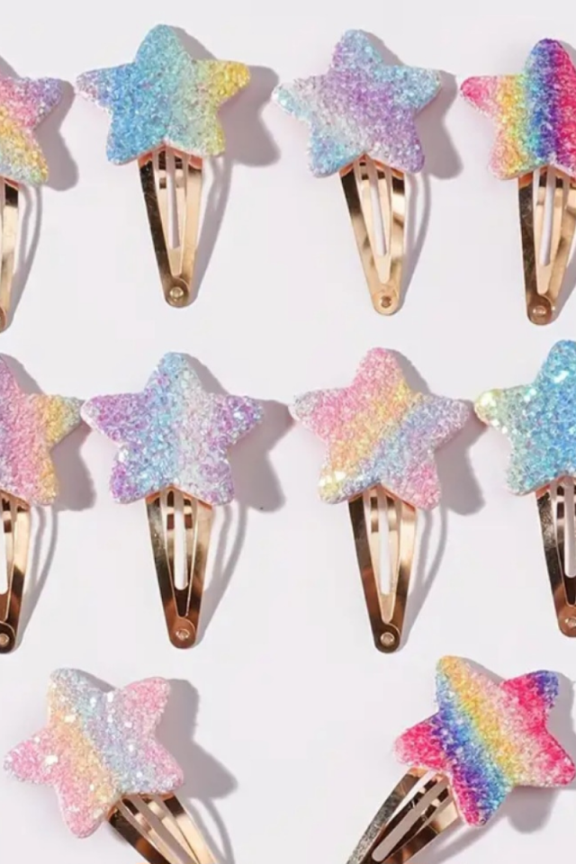 Karışık Renkli Çıtçıtlı Toka