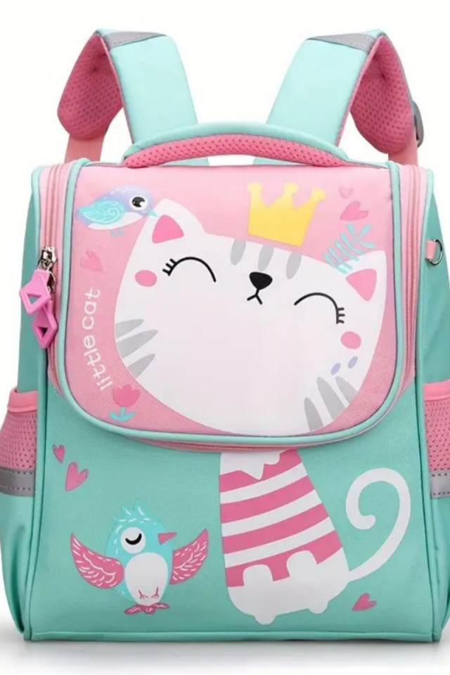 Pembe/Yeşil Okul Çantası